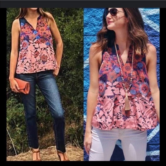 Anthropologie HD in Paris Elsie top Sz 4 | EUC - Picture 5 of 6